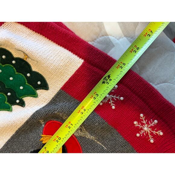 White Stag Vintage Penguin Holiday Winter Sweater XL - Picture 6 of 6